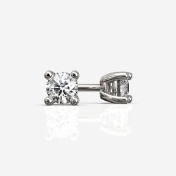 Klassiske ørestikker med naturlige diamanter 0,2-0,8 ct i 18 Kt guld